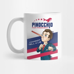 Pinocchio For President Mug